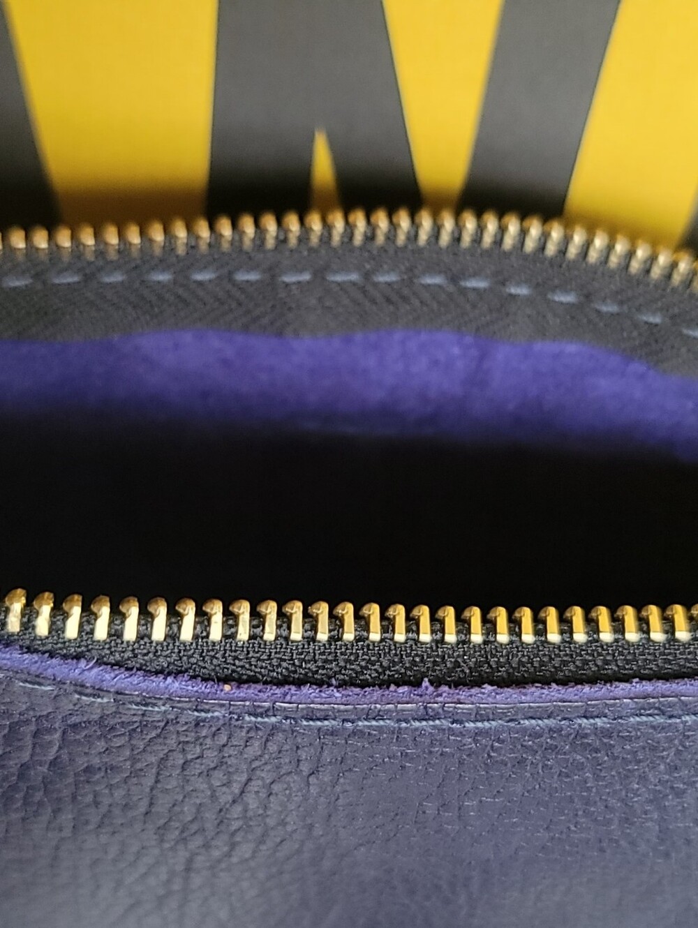 Portland Leather Festival Bag in Cobalt - Picture 5 of 5